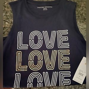 BNWT Spiritual Gangster Love Tank
